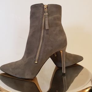 Michael Kors suede leather booties
